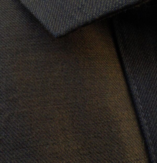Veste de travail en sergé de coton épais bronze et marine – Image 5
